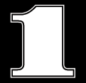 Number 1 Black plate